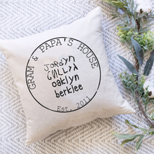 Load image into Gallery viewer, MTO / Stamp Pillow Cover with Custom Handwriting