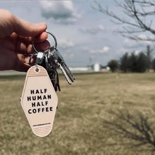 Load image into Gallery viewer, RTS / Half Human, Half Coffee Acrylic Keychain