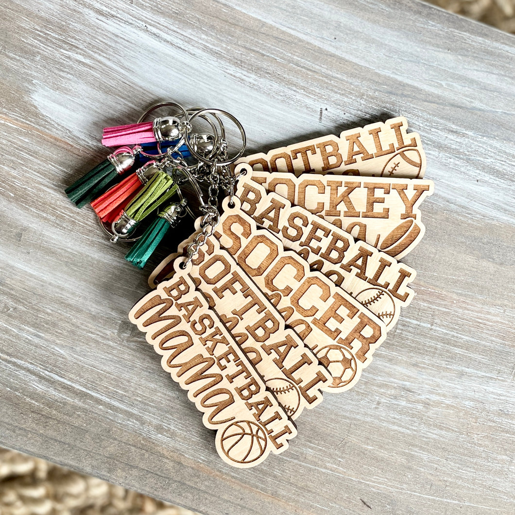 Sports Mama Keychains