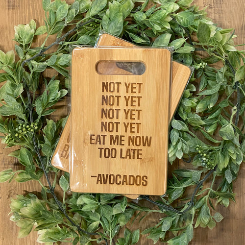 MTO / Bamboo Cutting Board - Avocados