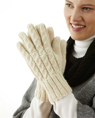 hand knitted gloves