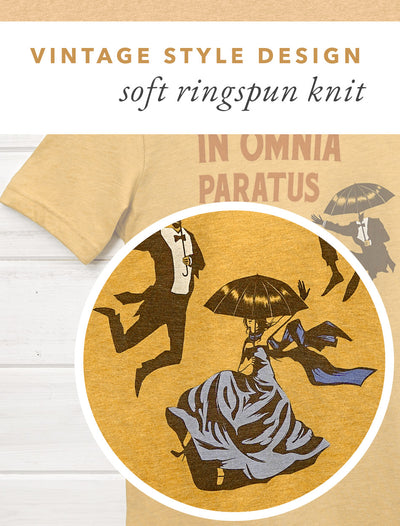 In Omnia Paratus Shirt - Vintage Graphic Tee