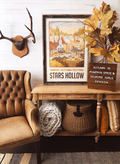 Stars Hollow "Autumn Festival" Travel Poster