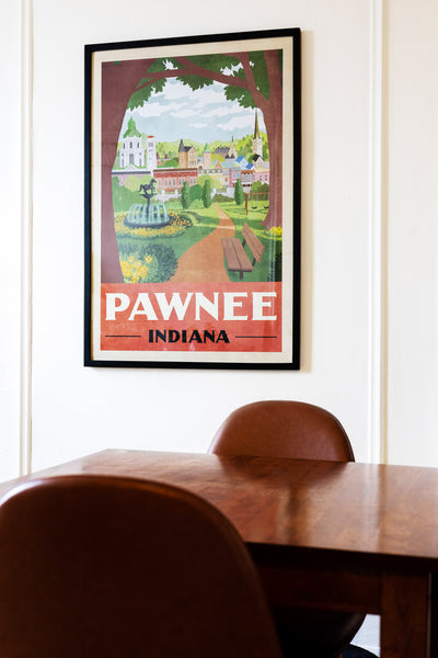 Pawnee Indiana Travel Poster