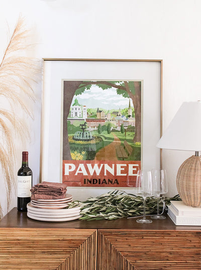 Pawnee Indiana Travel Poster