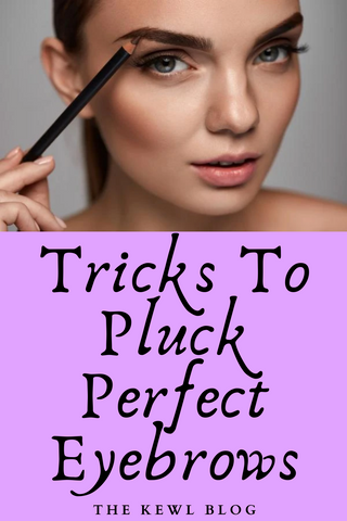 Pinterest Banner - Tricks to pluck eyebrows