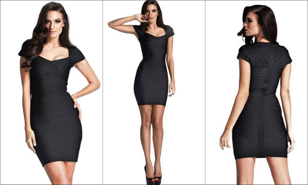 black bandage dress online shopping