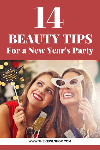 New years eve party infographic and Pinterest banner 