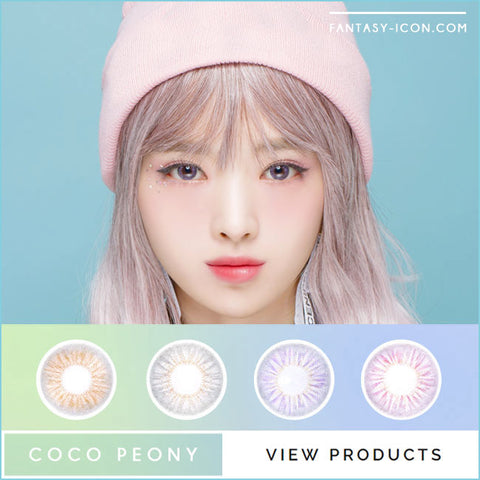 Coco Peony Purple Violet Contact Lenses