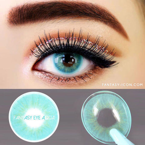 Fantasy Eye Aqua Blue Colored Contact Lenses 8