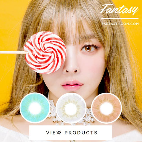 Fantasy Eye Honey Brown Colored Contact Lenses 6
