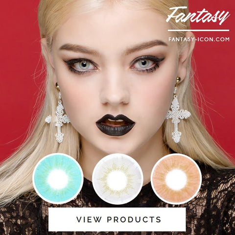 Fantasy Eye White Grey Colored Contact Lenses 7