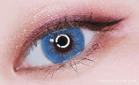 Luxury Fiore Blue Colored Contact Lenses 11