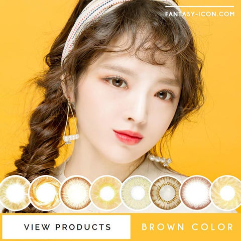 Colored Contact Lenses - Milky Dali Brown Black
