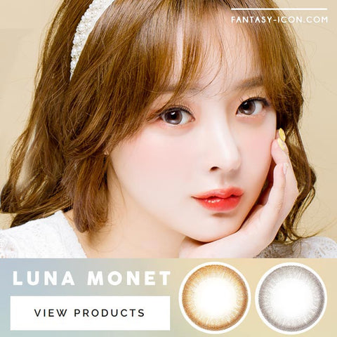 Colored Contact Lenses - Luna Monet Grey