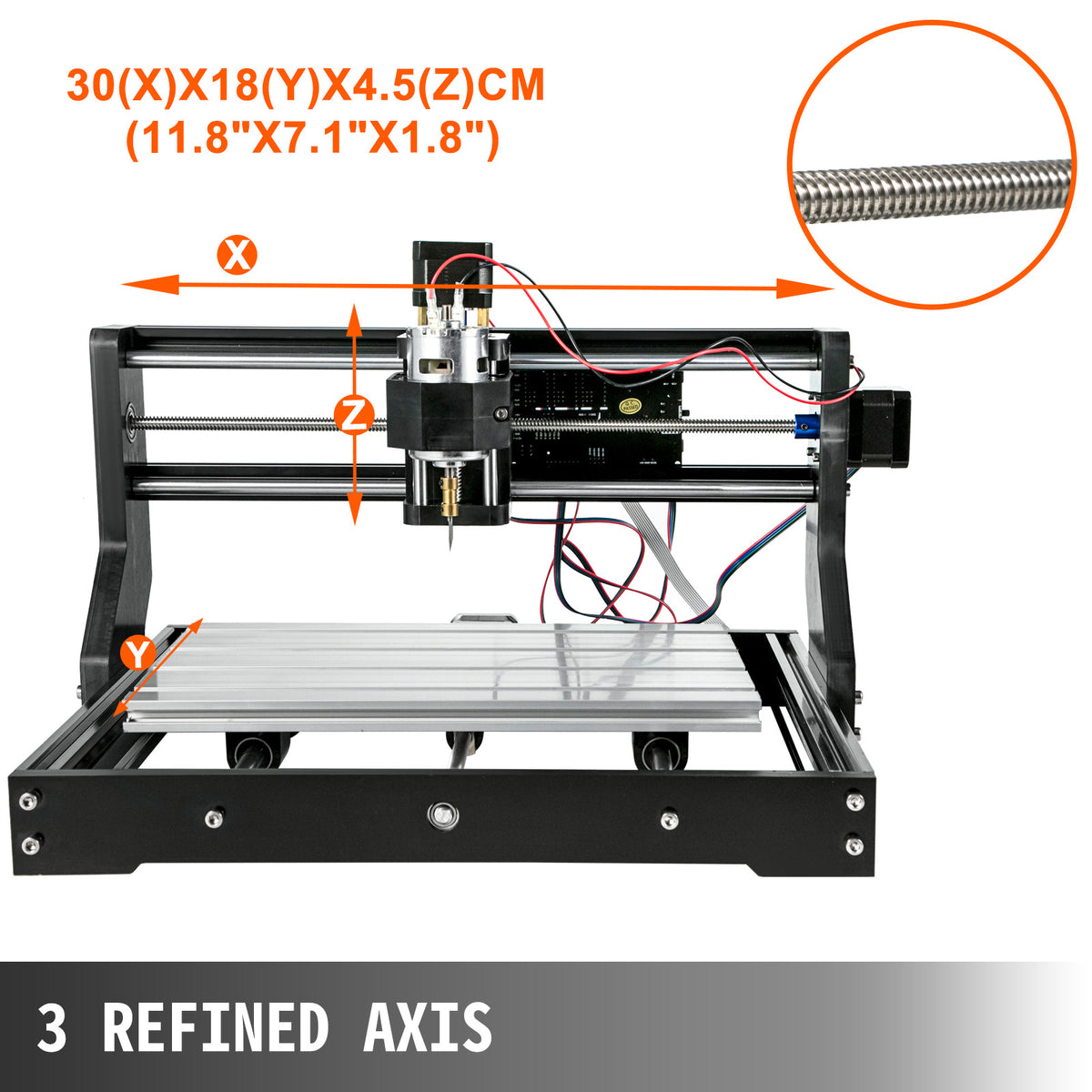 pour graver des matériaux mous Machine CNC 3018 Pro GRBL Laser VEVOR Graveur Laser CNC 3018 15W Machine de gravure cnc bois 