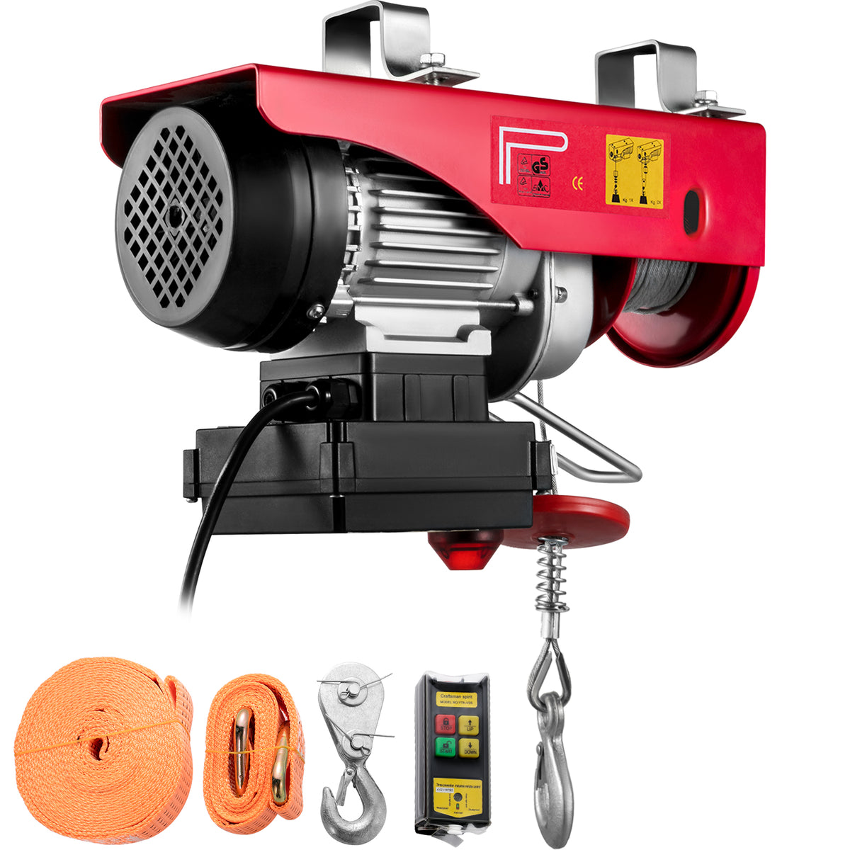 Vevor Electric Hoist 110v Electric Winch 440lbs With Wireless Remote C Vevor Us