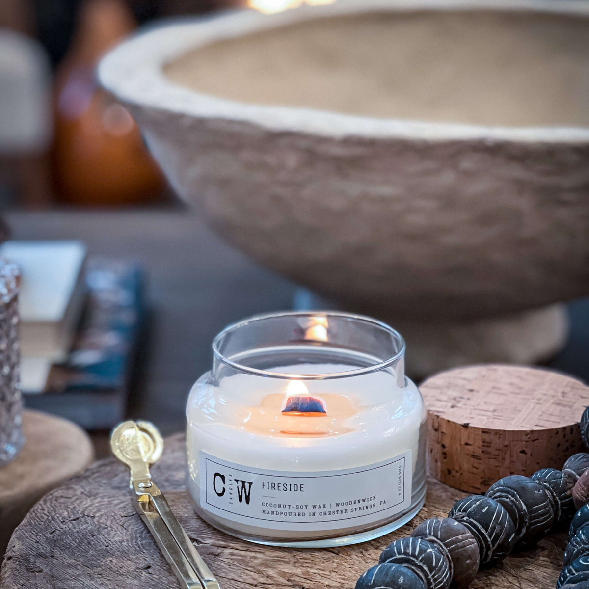 Wooden Wick Soy-Coconut Candle