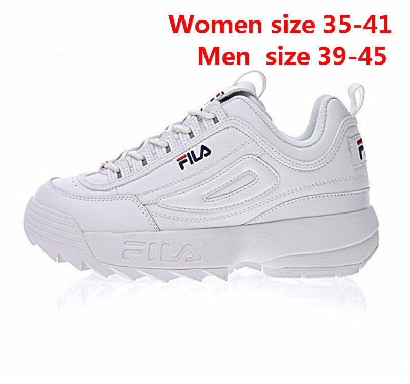 fila disruptor size 35