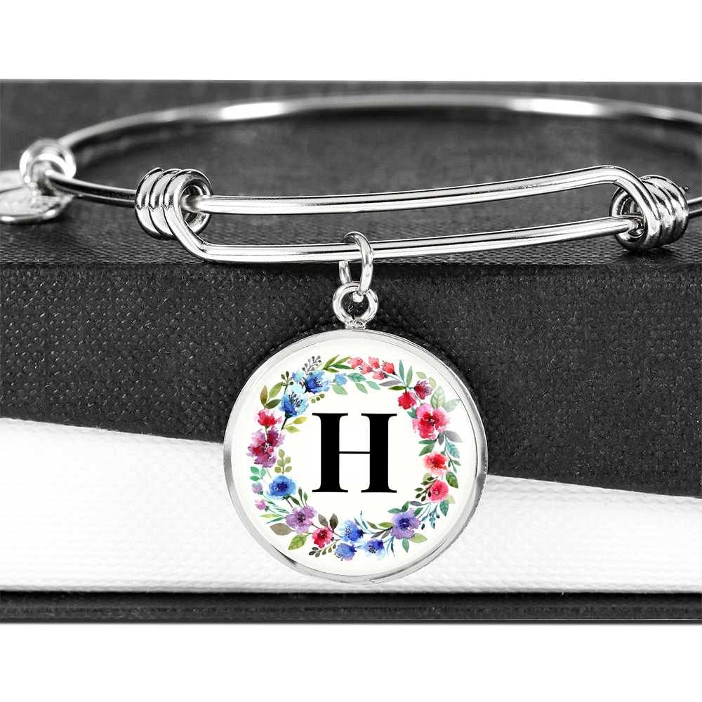 h initial bracelet