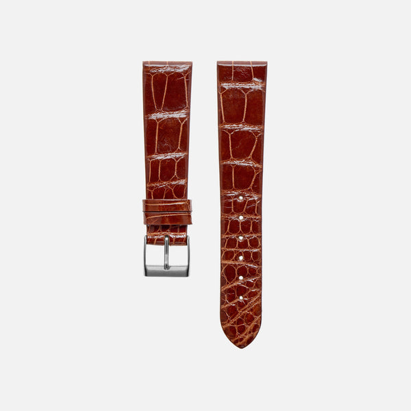 Brown Crocodile Watch Strap - HODINKEE Shop