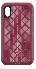 Otterbox Defender Series Screenless Edition Case Happa (Silver Pink/Red) for iPhone Xs Max