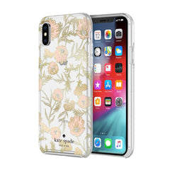 Kate Spade Protective Hardshell Case Blossom Gold Foil for iPhone XS Max