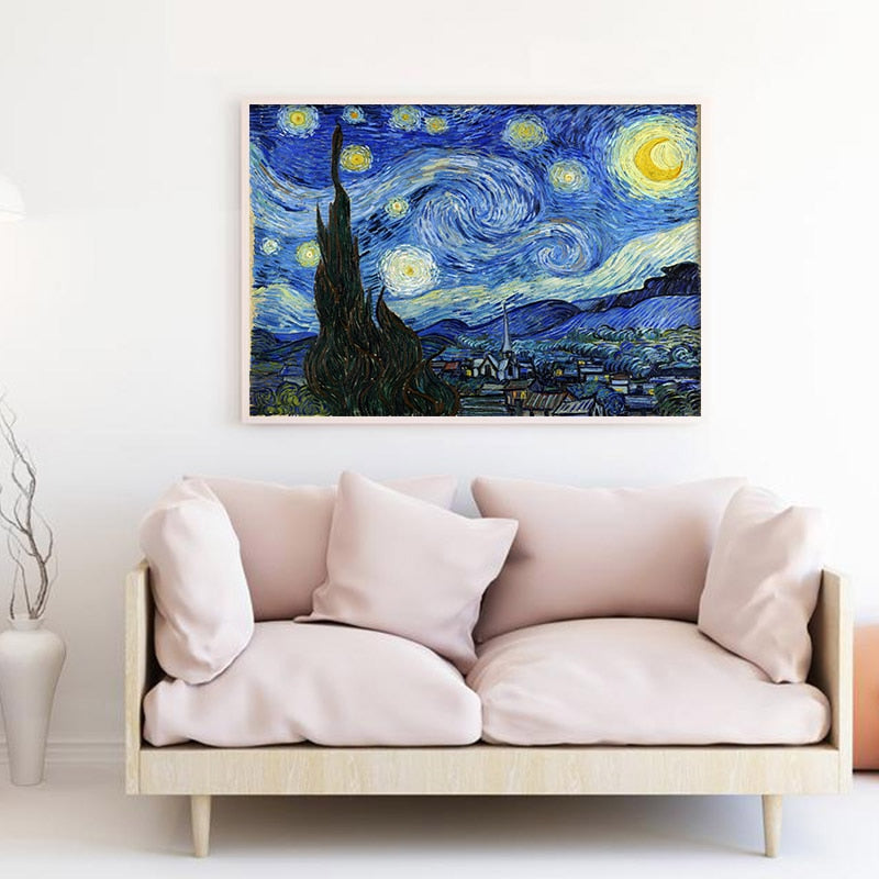 Van Gogh Starry Night Wall Art Mari Maison