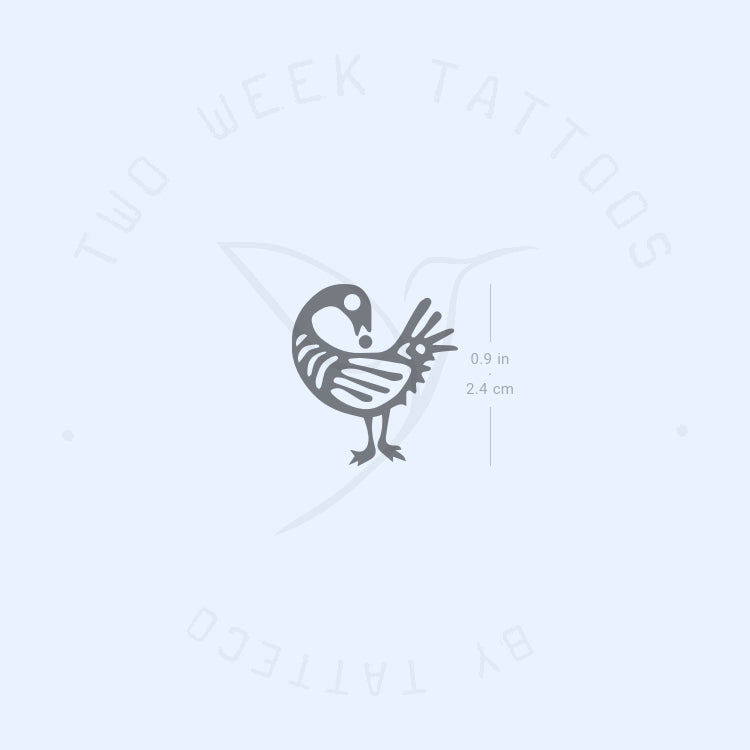 Sankofa Bird Semi-Permanent Tattoo - Set of 2 – Tatteco