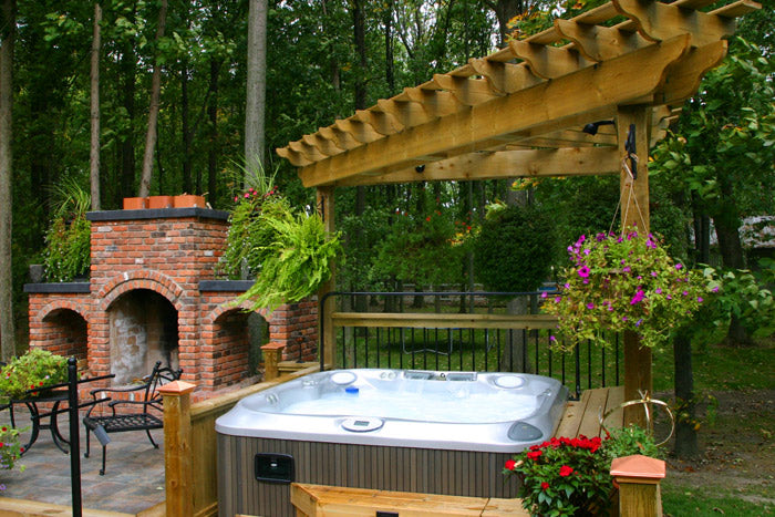 Hot Tubs In Landscaped Gardens Inspiration Outdoor Living