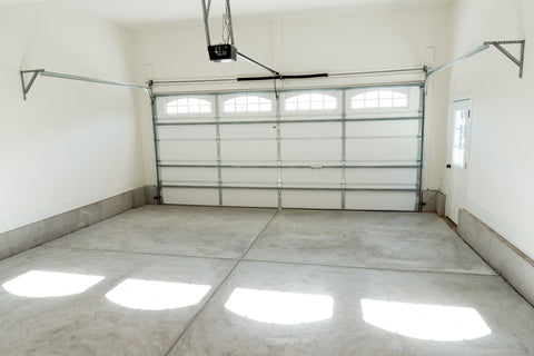 Clean garage space