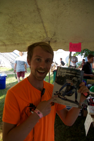 Mike Girard with his Patriarchal Mustache and SkateSlate featuring him on the Cover!