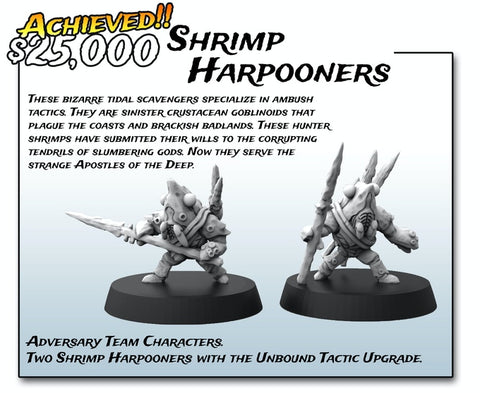 Shrimp Harpooners render with description