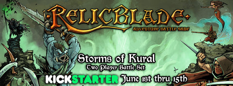 Relicblade kickstarter launch banner
