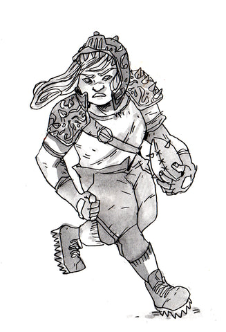 Female Chaos Dwarf mid run