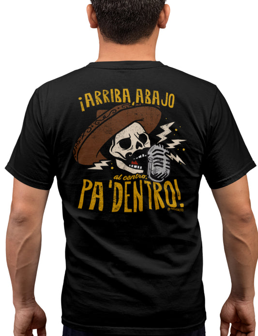 Premium Arriba! Mexicano Old School Crew Neck ( Front & Back )