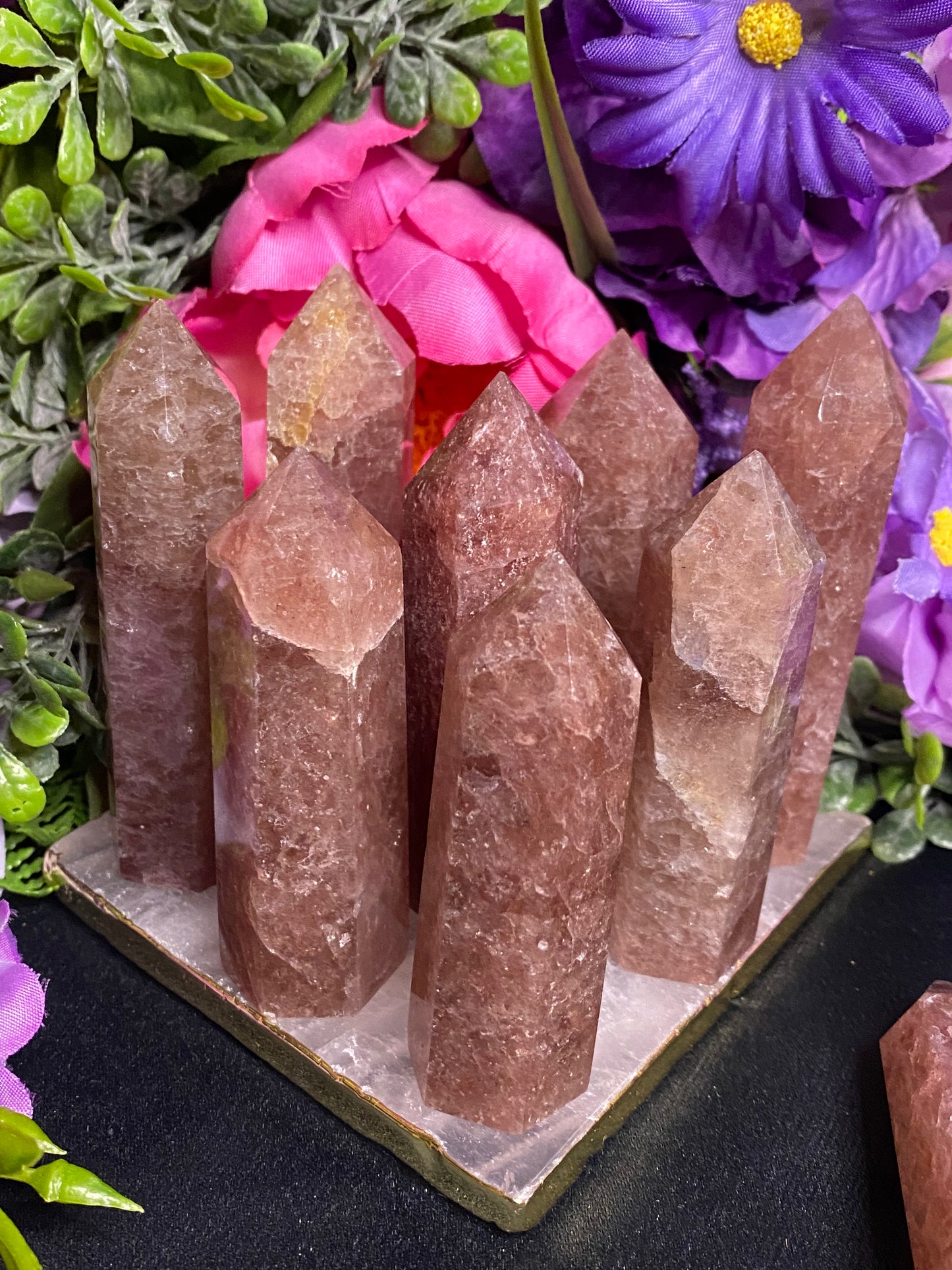 Clear Quartz Towers