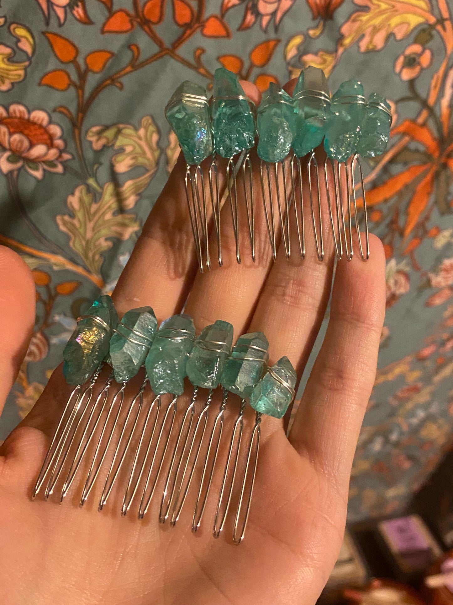 Crystal Hair Combs