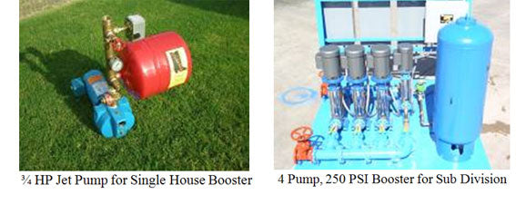 Booster pump systems