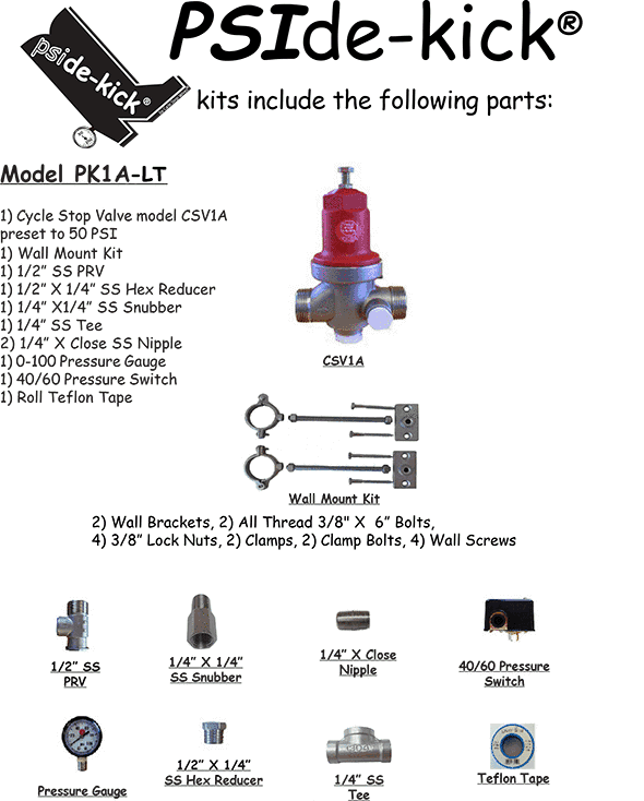 PK1A-LT specifications