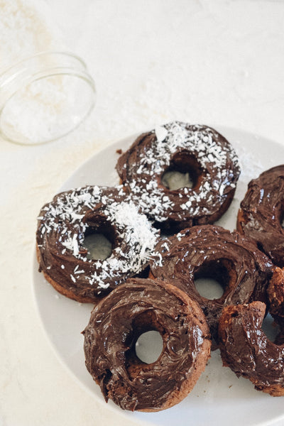 Chocolate Coconut Cookie Donuts | Emmy's Organics