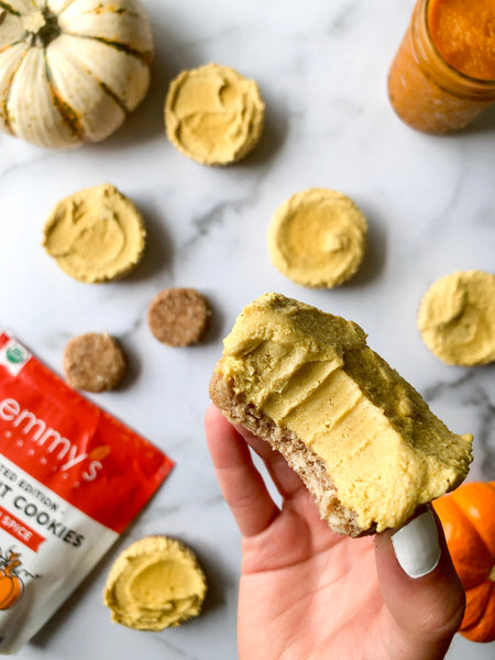 No-Bake Pumpkin Cheesecake Bites | Emmy's Organics