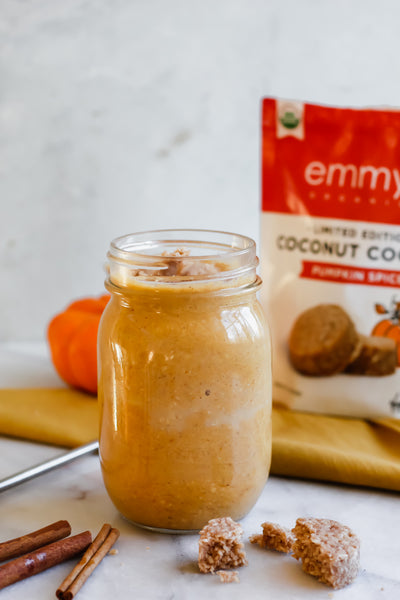 Pumpkin Spice Latte Smoothie | Emmy’s Organics