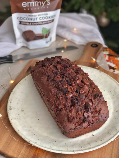 Double Chocolate Mint Banana Bread | Emmy's Organics