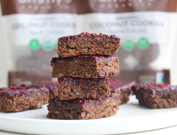 Dark Chocolate Coconut Crunch Bars | Emmy’s Organics