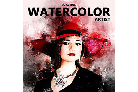 Watercolor Artist Photoshop Action