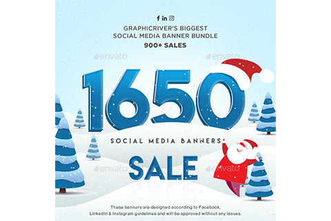 1650 Facebook & Instagram Ad Banners - Holiday Update