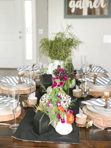 Fall Foliage Table spread