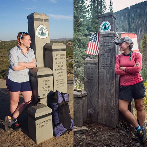 Keto thru hike before and after