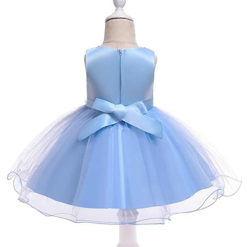 light blue princess dress